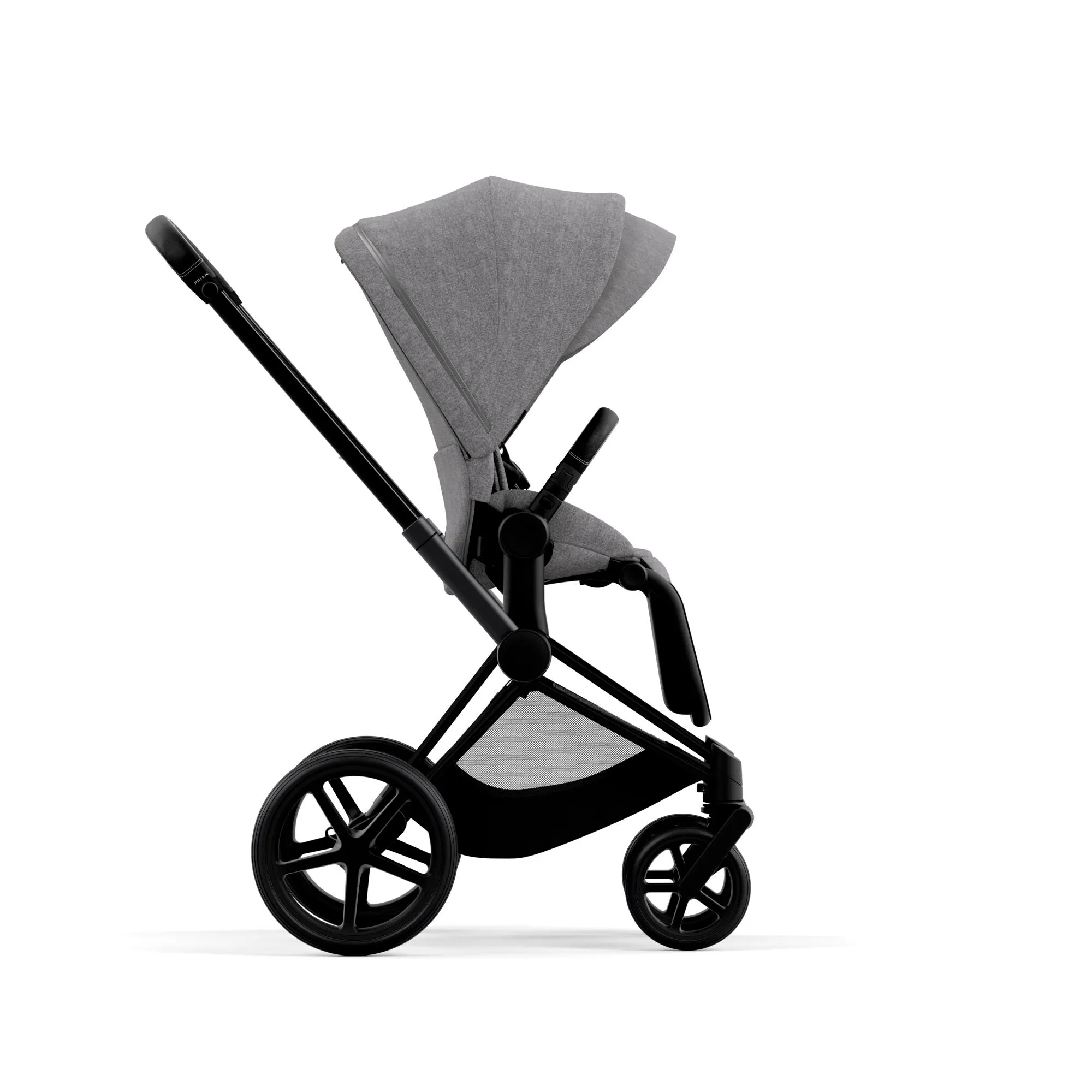 Cybex Priam Pram 2022 Matt Black   Manhattan Grey