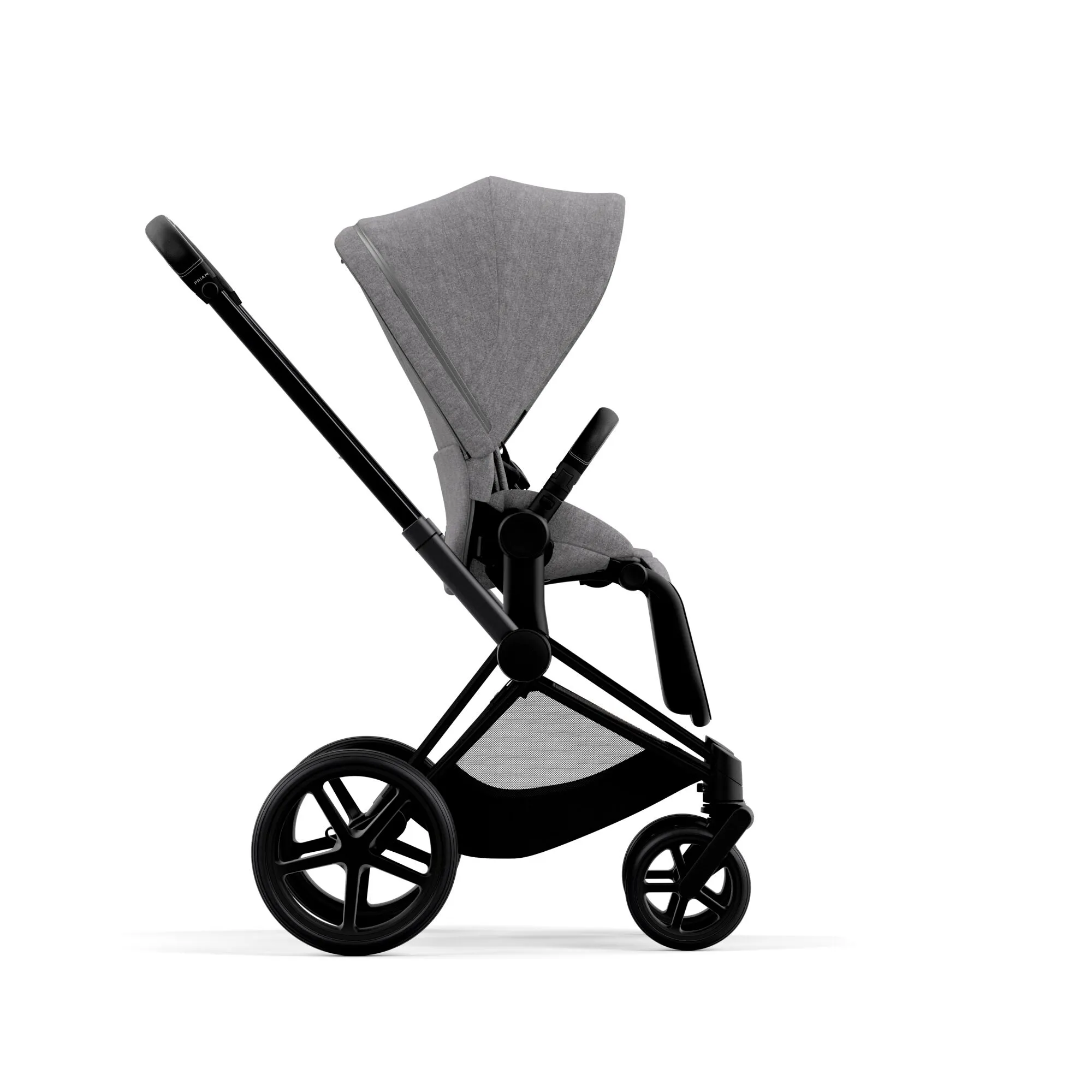 Cybex Priam Pram 2022 Matt Black   Manhattan Grey