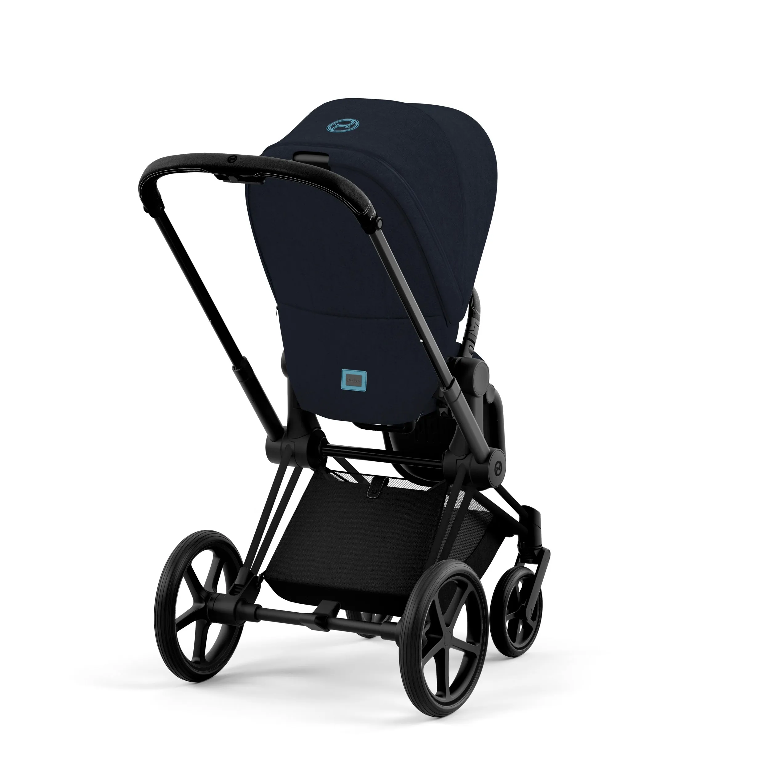 Cybex Priam Pram 2022 Matt Black   Midnight Blue