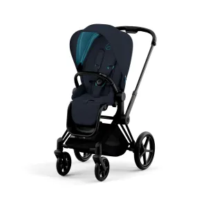 Cybex Priam Pram 2022 Matt Black   Midnight Blue