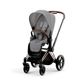 Cybex Priam Pram 2022 Rose Gold   Manhattan Grey