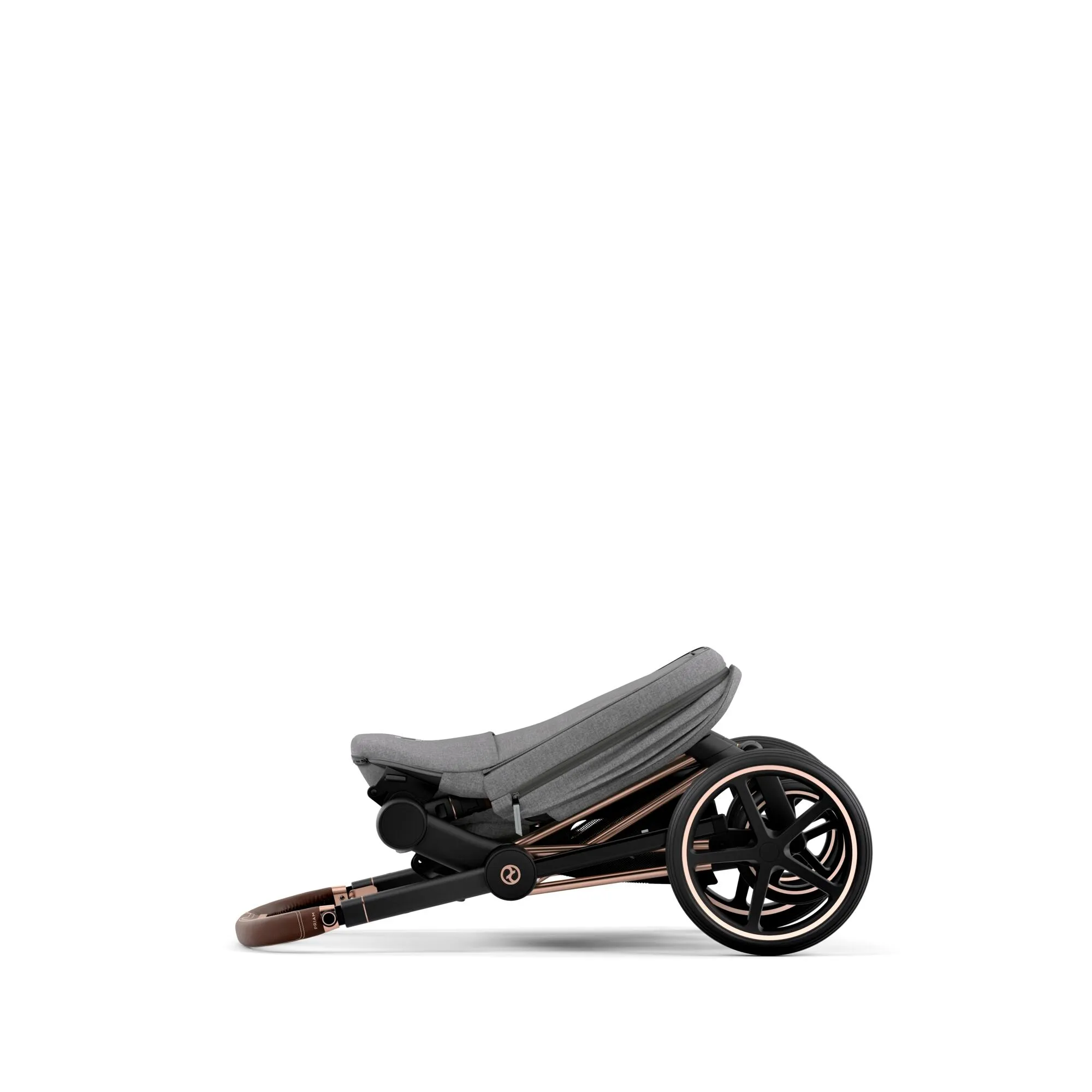 Cybex Priam Pram 2022 Rose Gold   Manhattan Grey