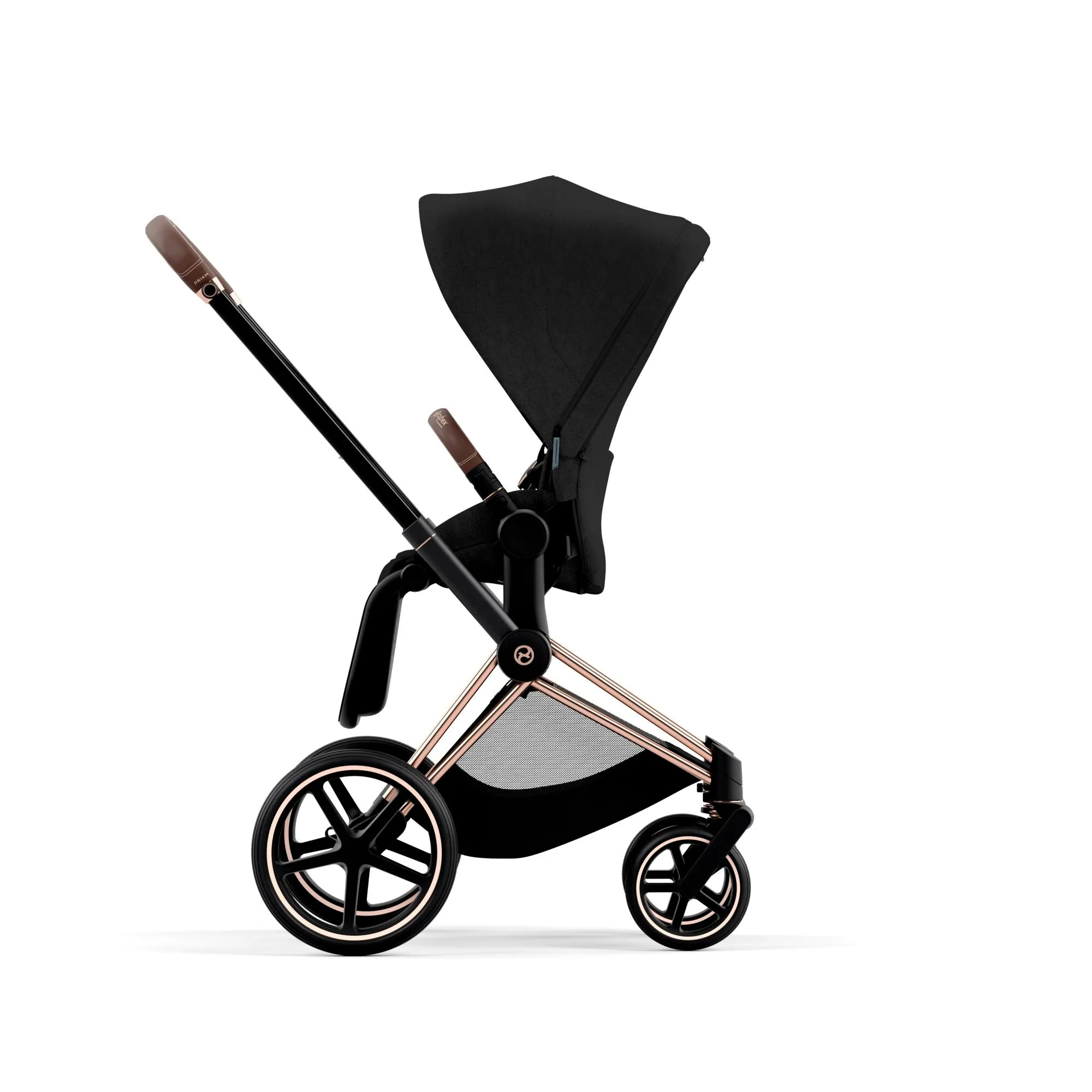 Cybex Priam Pram 2022 Rose Gold   Midnight Blue