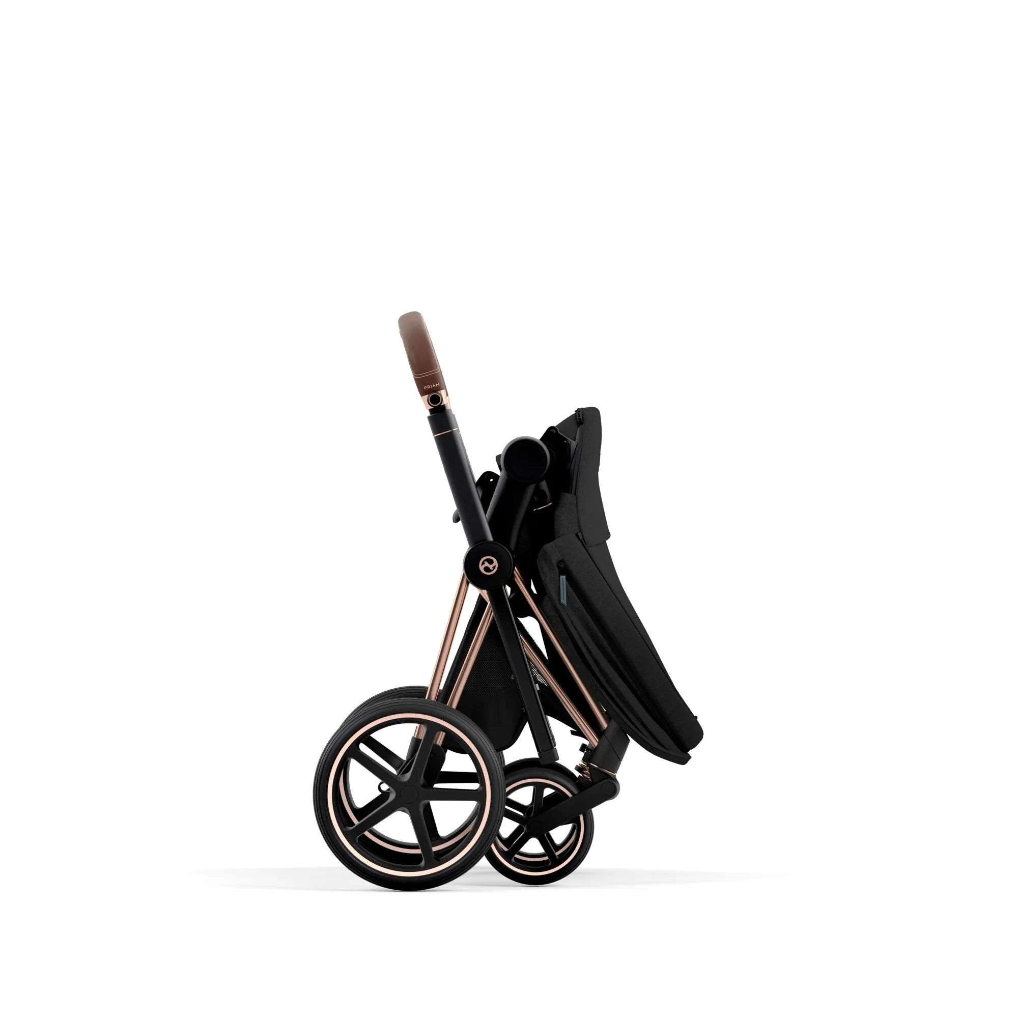 Cybex Priam Pram 2022 Rose Gold   Midnight Blue