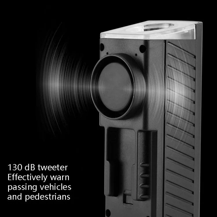CYCLINGBOX BG-1811 Bicycle Charging Speaker Front Lamp USB Multi-Function Mountain Bike Accessories(Black)