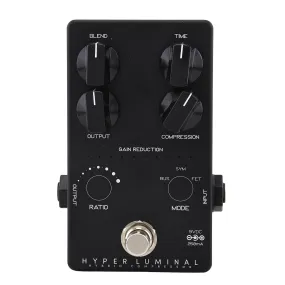 Darkglass Hyper Luminal Bass Compressor Limited Edition Black Darkglass Hyper Luminal Bass Compressor Limited Edition Black