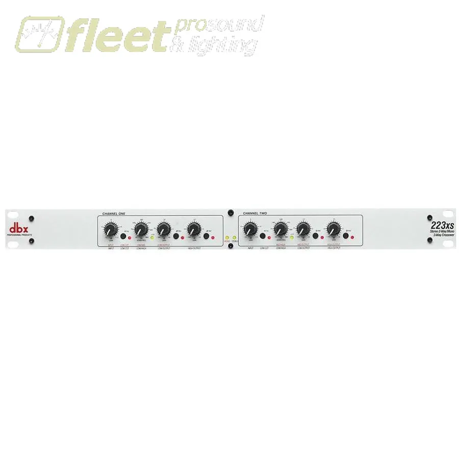 DBX Stereo 2-Way Mono 3-Way Crossover