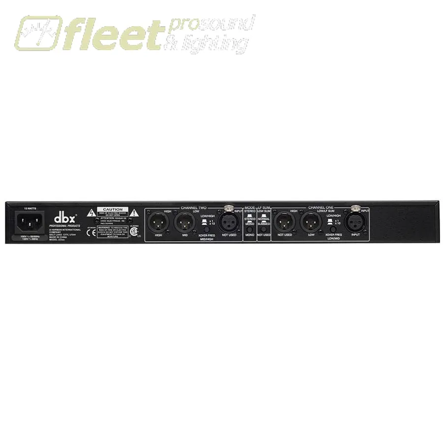 DBX Stereo 2-Way Mono 3-Way Crossover