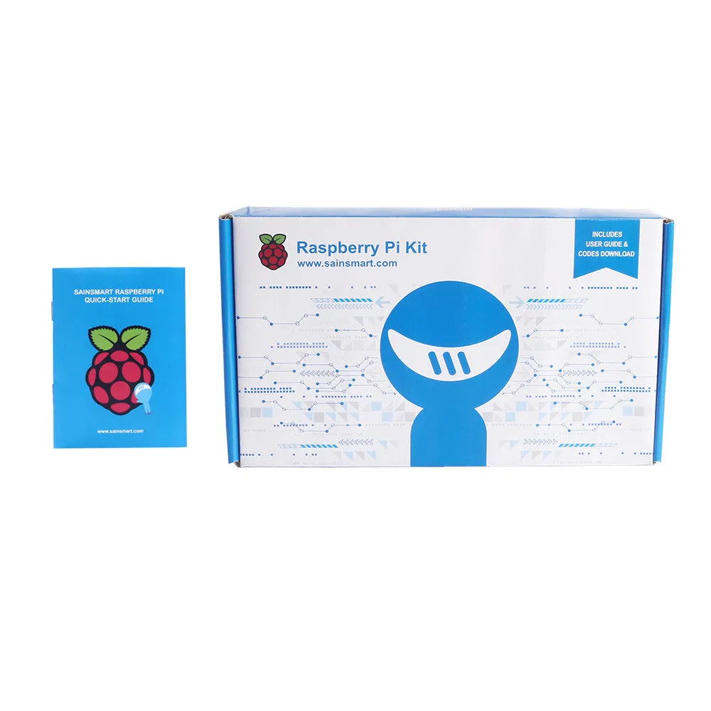 [Discontinued] SainSmart Raspberry Pi 3 Ultimate Kit : Case with Fan   8GB SD   Breadboard   HDMI   40 Pins GPIO  Aluminium Heatsink