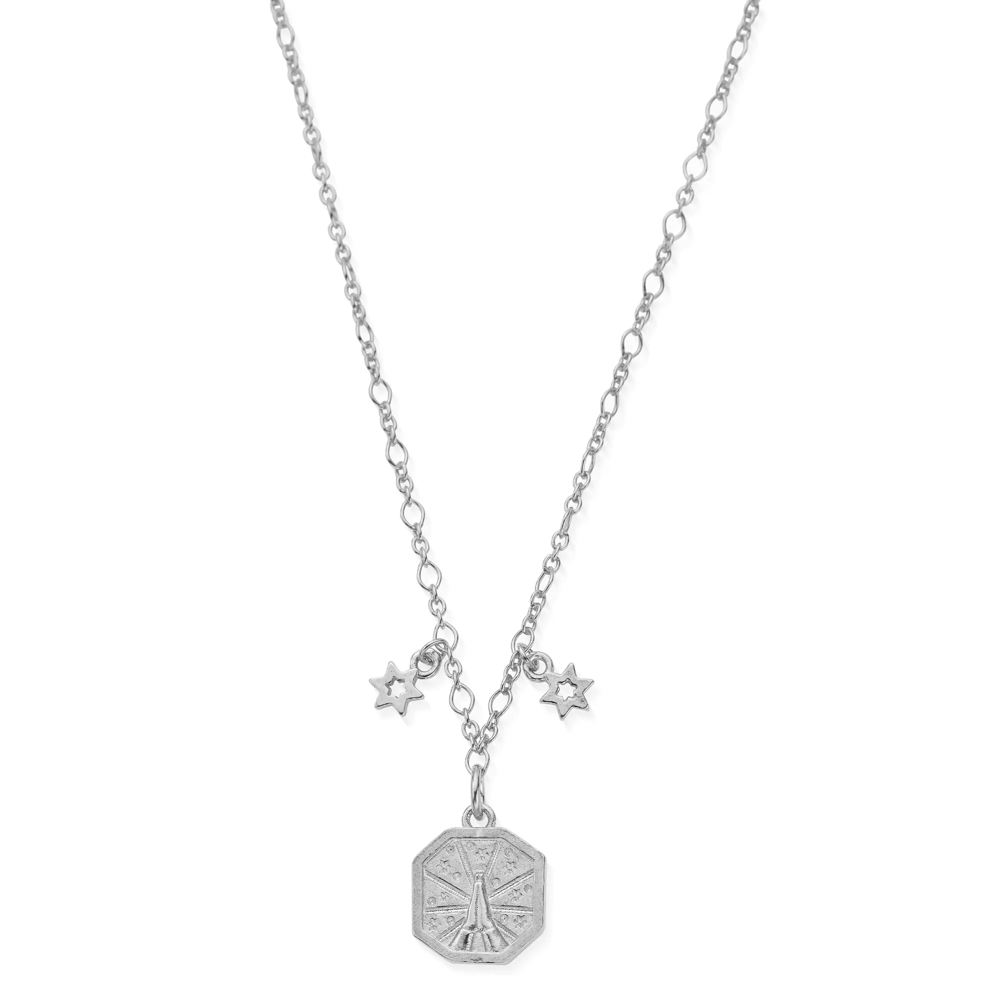 Divine Connection Necklace - Silver - SN3310