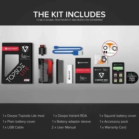 DOVPO Topside LITE 90W Squonk Starter Kit