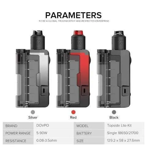 DOVPO Topside LITE 90W Squonk Starter Kit