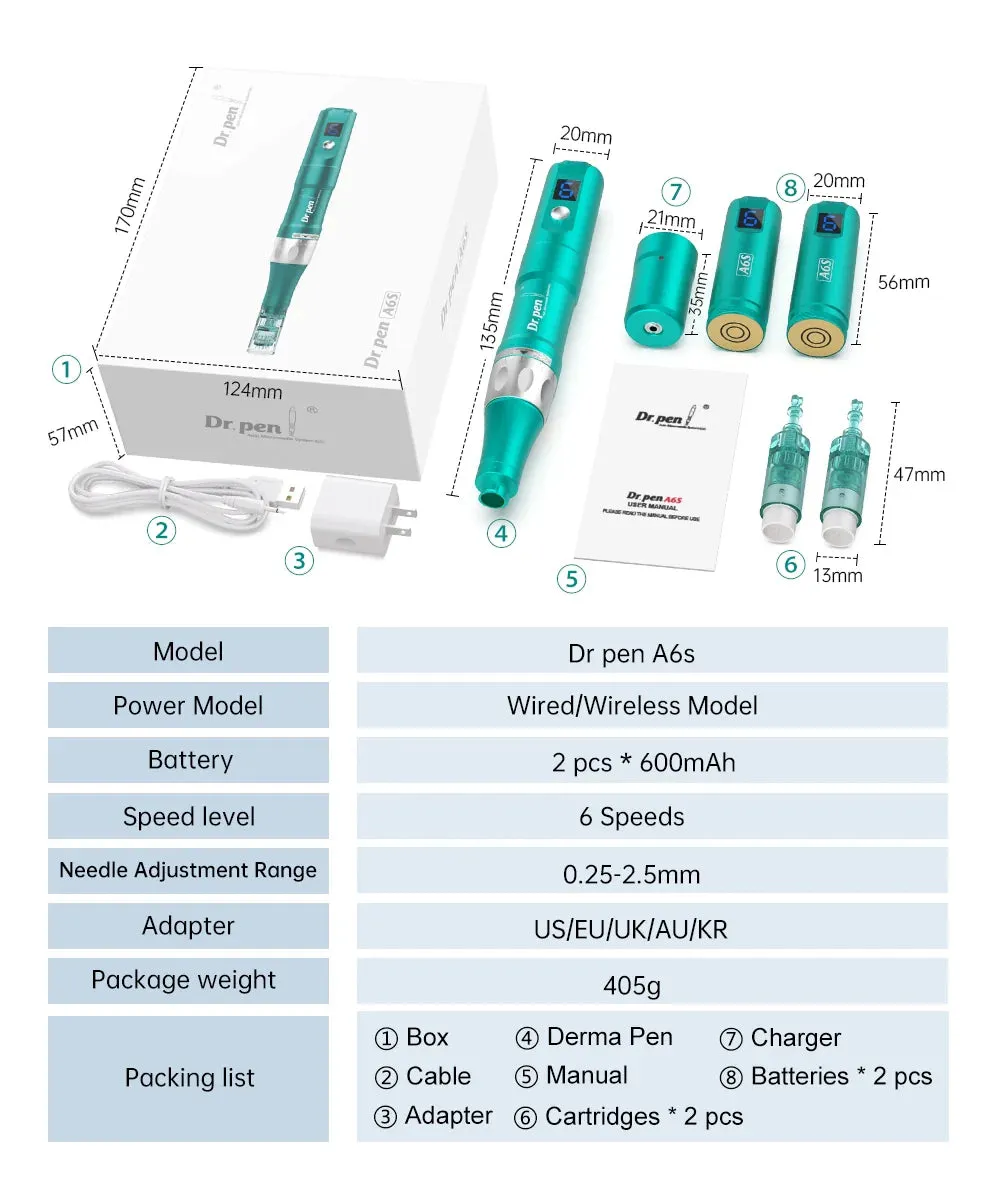 Dr. Pen Ultima A6S Microneedling Pen