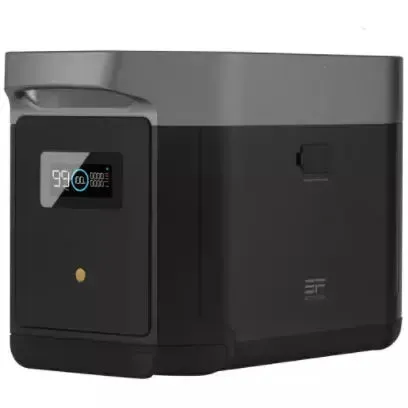 EcoFlow DELTA 2 With Extra Battery 2048Wh 1.8kW Power station | 200W Rigid Mono Solar Panels