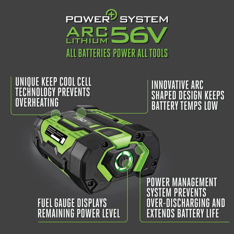 EGO 56V Power  BA1400T 2.5 Ah Lithium-Ion Battery 1 pc