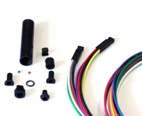 Fiber Breakout Kit, 24" Leads, 12 Strand with 3mm Tubing