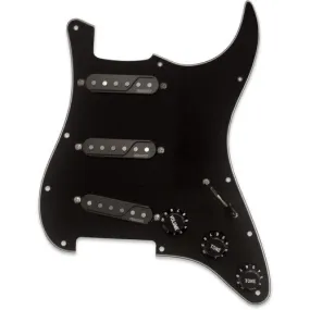 Fishman FLUENCE Loaded Pickguard Single Width Stratocaster Pickup Set - Black