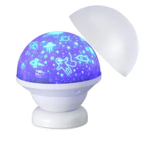 Gabba Goods' Glow Kids Space Rotating Night Light LED Projector