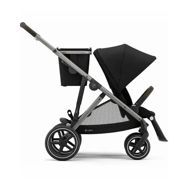 Gazelle S Stroller - Moon Black/Taupe Frame
