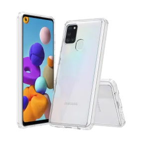 Golden Sand Just Clear Hybrid Series Back Case Cover for  Samsung Galaxy A21s
