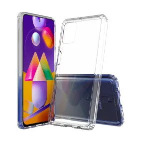 Golden Sand Just Clear Hybrid Series Back Case Cover for  Samsung Galaxy M31s