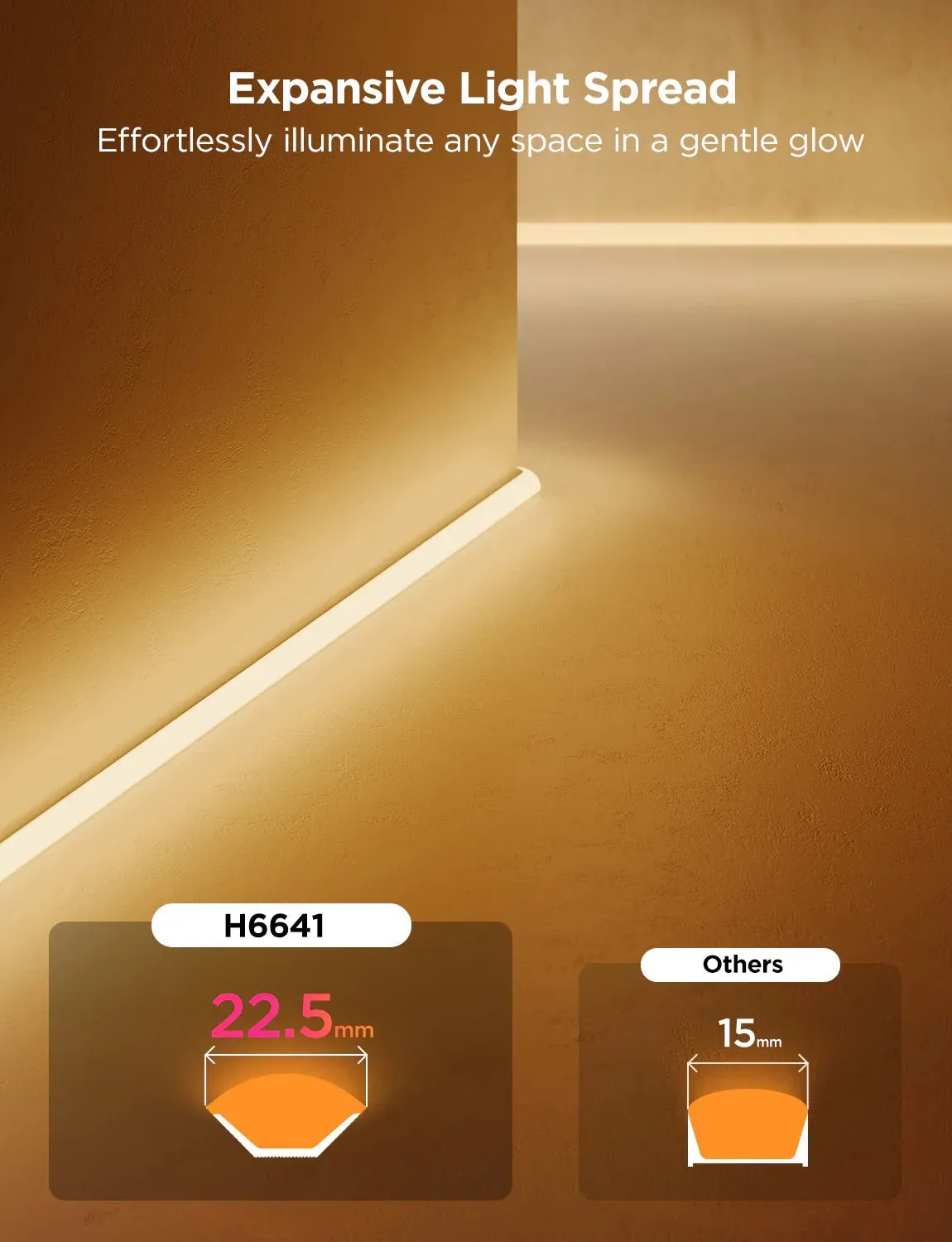 Govee Neon Rope Light for Wall Lining - 5m
