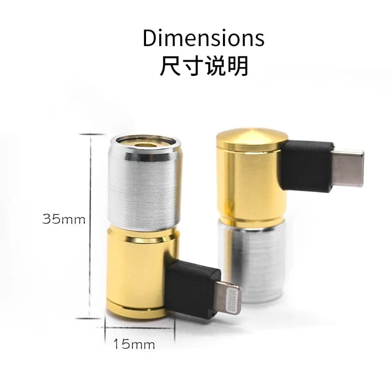 HAKUGEI HiFi Apple Android Adapter -TypeC / Lightning to 4.4mm Converter