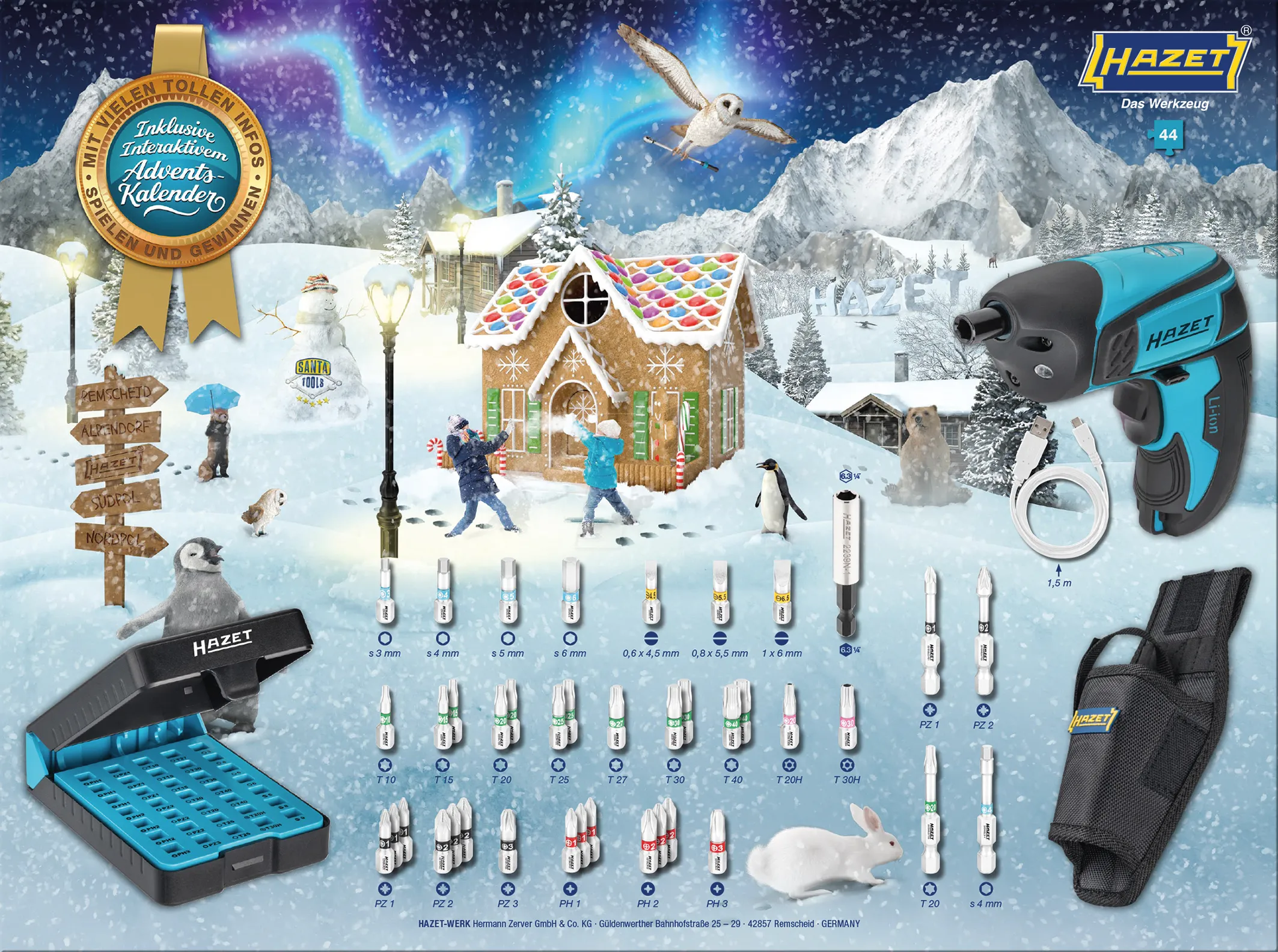 Hazet Advent Calendar SANTATOOLS2022