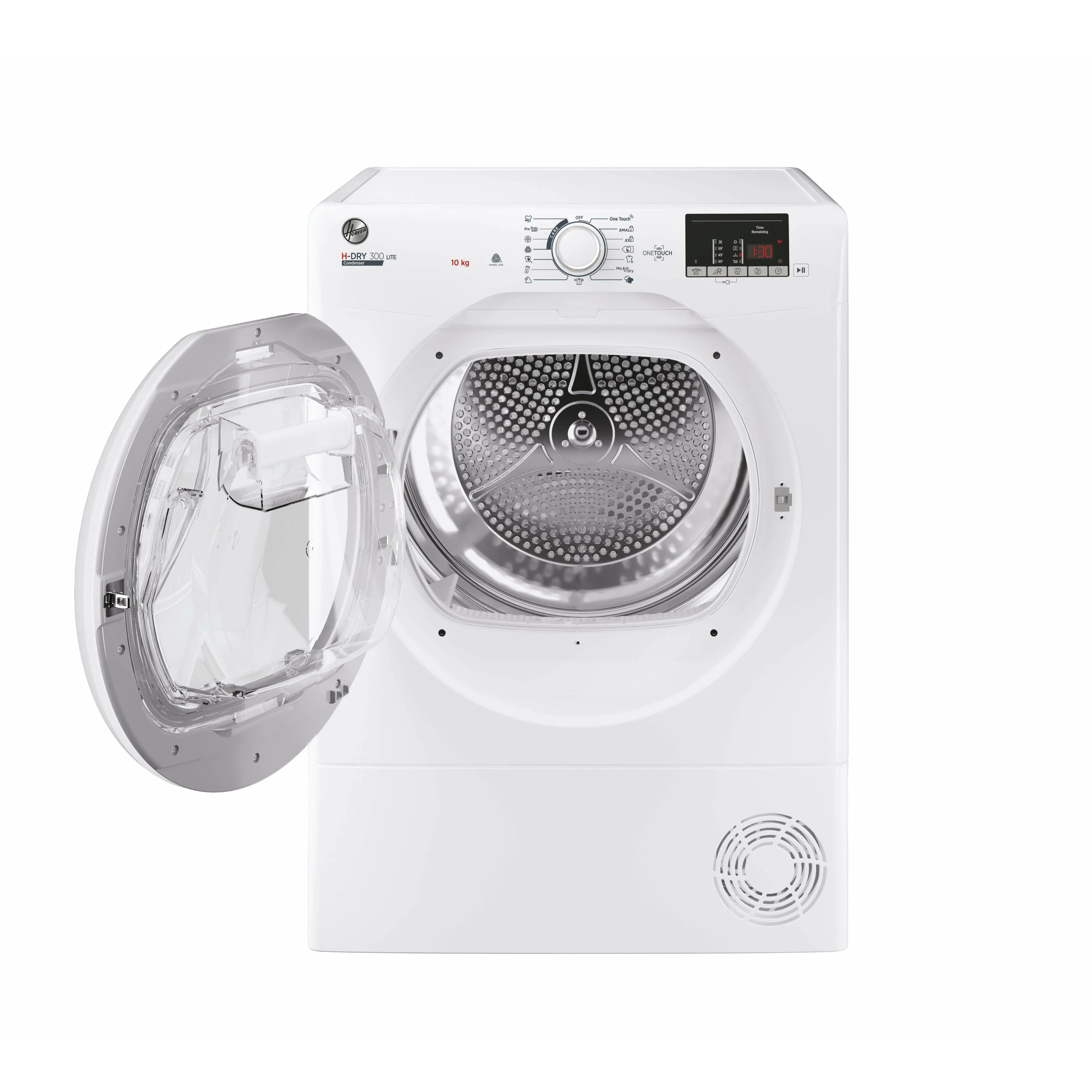 Hoover H-Dry 300 10KG Freestanding Condenser Tumble Dryer - White | HLE C10DE-80