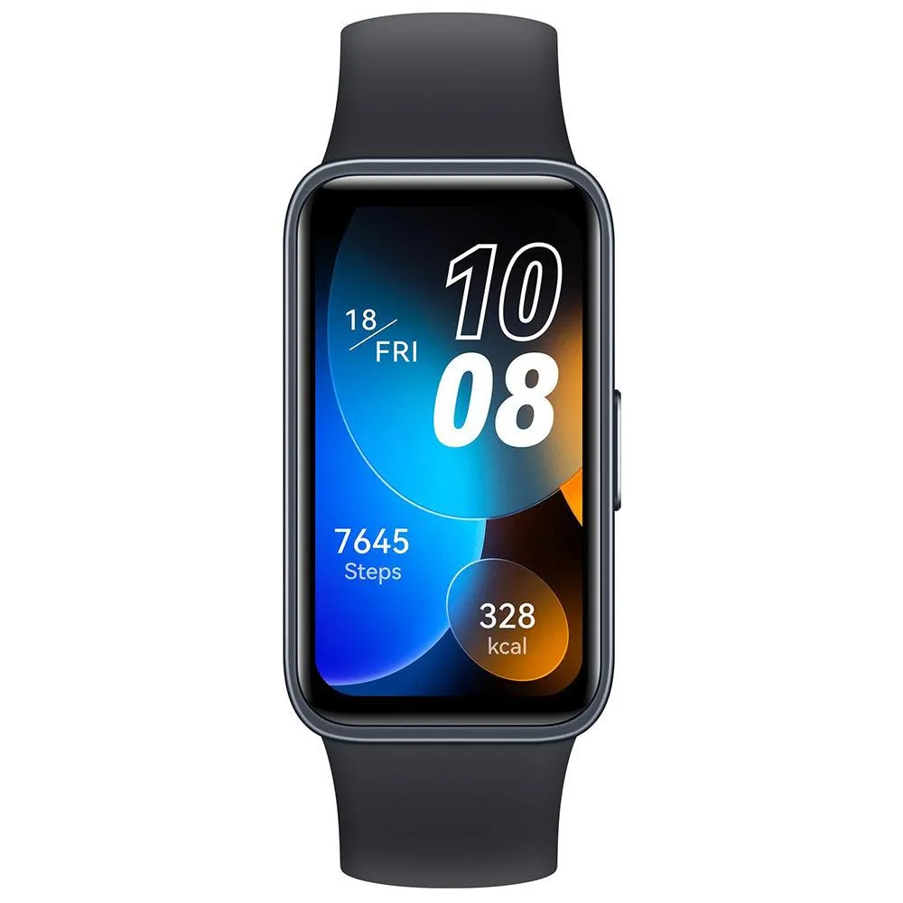Huawei Band 8 ASK-B19 Midnight Black Durable Polymer Case With Midnight Black TPU Strap