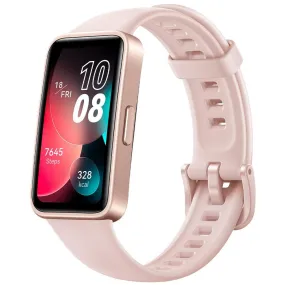 Huawei Band 8 ASK-B19 Sakura Pink Durable Polymer Case With Sakura Pink Silicone Strap