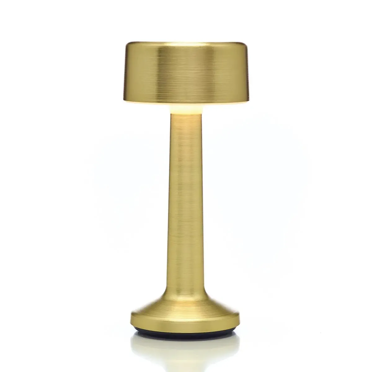 Imagilights Moments Metal Table Lamp with Cylinder Top (Gold)