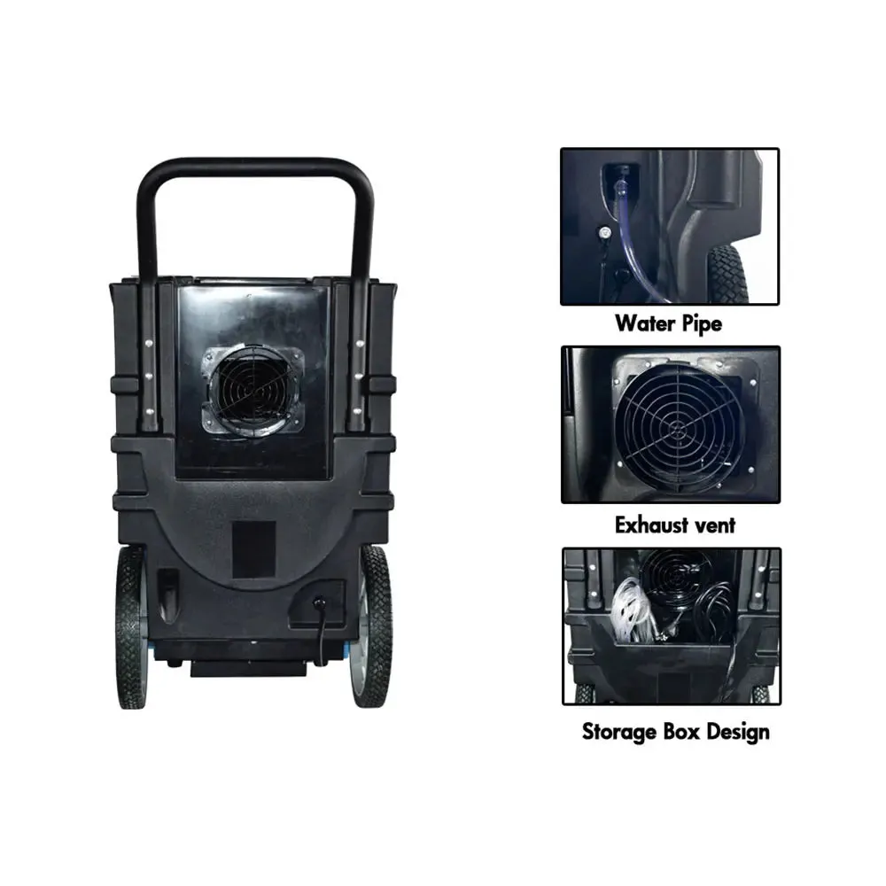 Industrial Dehumidifier DH70, Dual Voltage, 70L/day, 860W