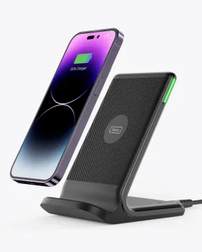 INIU I211 15W Qi-Certified Wireless Charger with Sleep-Friendly Adaptive Light