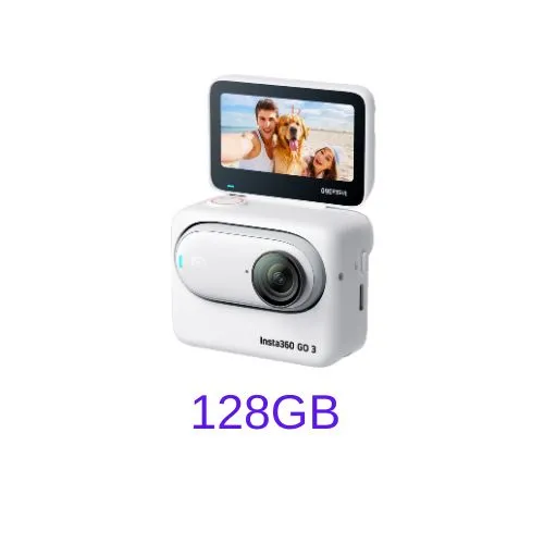 Insta360 GO3 White/Black (32GB/64GB/128GB) Tiny Action Camera With/Without Air Duster - 1 Year Warranty