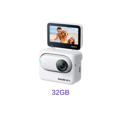 Insta360 GO3 White/Black (32GB/64GB/128GB) Tiny Action Camera With/Without Air Duster - 1 Year Warranty