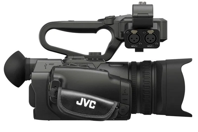 JVC GY-HM200 GYHM200 4KCAM Compact Handheld Camcorder   32GB Sdhc Memory Card   64GB SDXC Memory Card   Full Size Tripod   Carrying