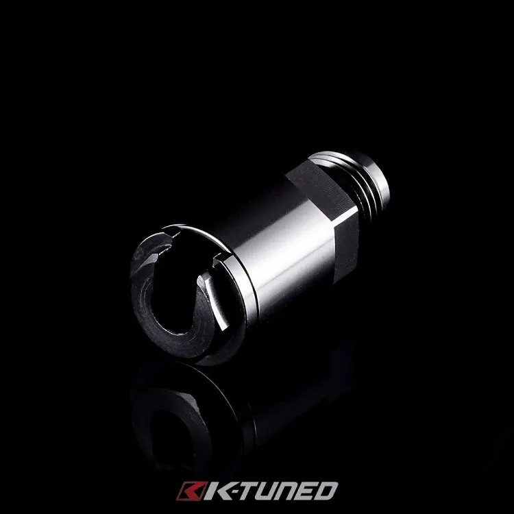 K-Tuned 3/8 EFI to 6AN Fitting - Threaded Locking Clip - KTD-38E-6AN