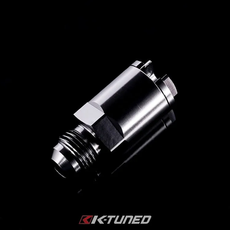 K-Tuned 3/8 EFI to 6AN Fitting - Threaded Locking Clip - KTD-38E-6AN