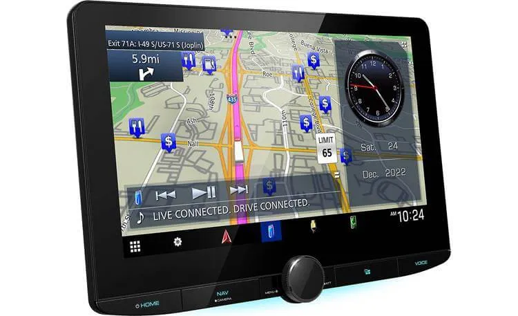 Kenwood DNR1008RVS - Digital multimedia receiver with built-in navigation (does not play discs)