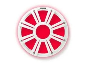 Kicker 45KMG10W 10" Grille For Kicker KM10 and KMF10 Subwoofers 2/Built-In LEDs - White