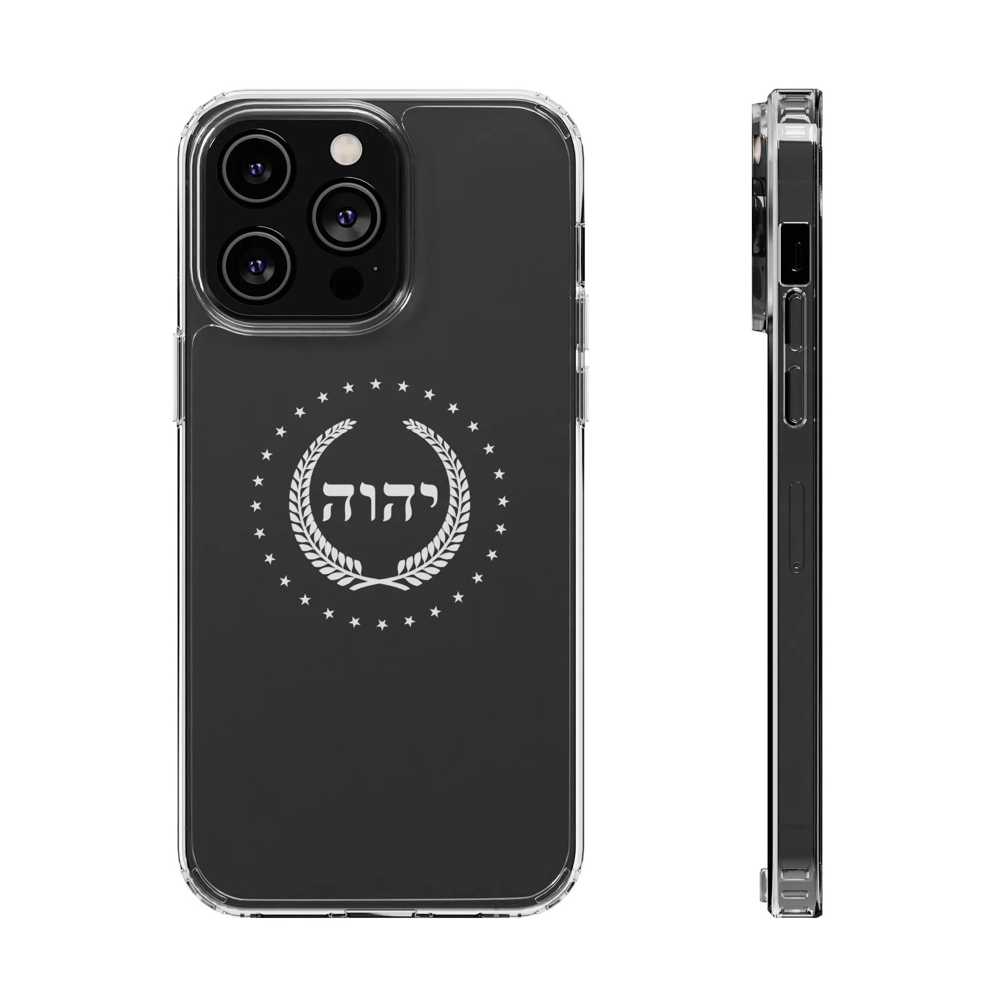King YAHWEH Crest Clear Case