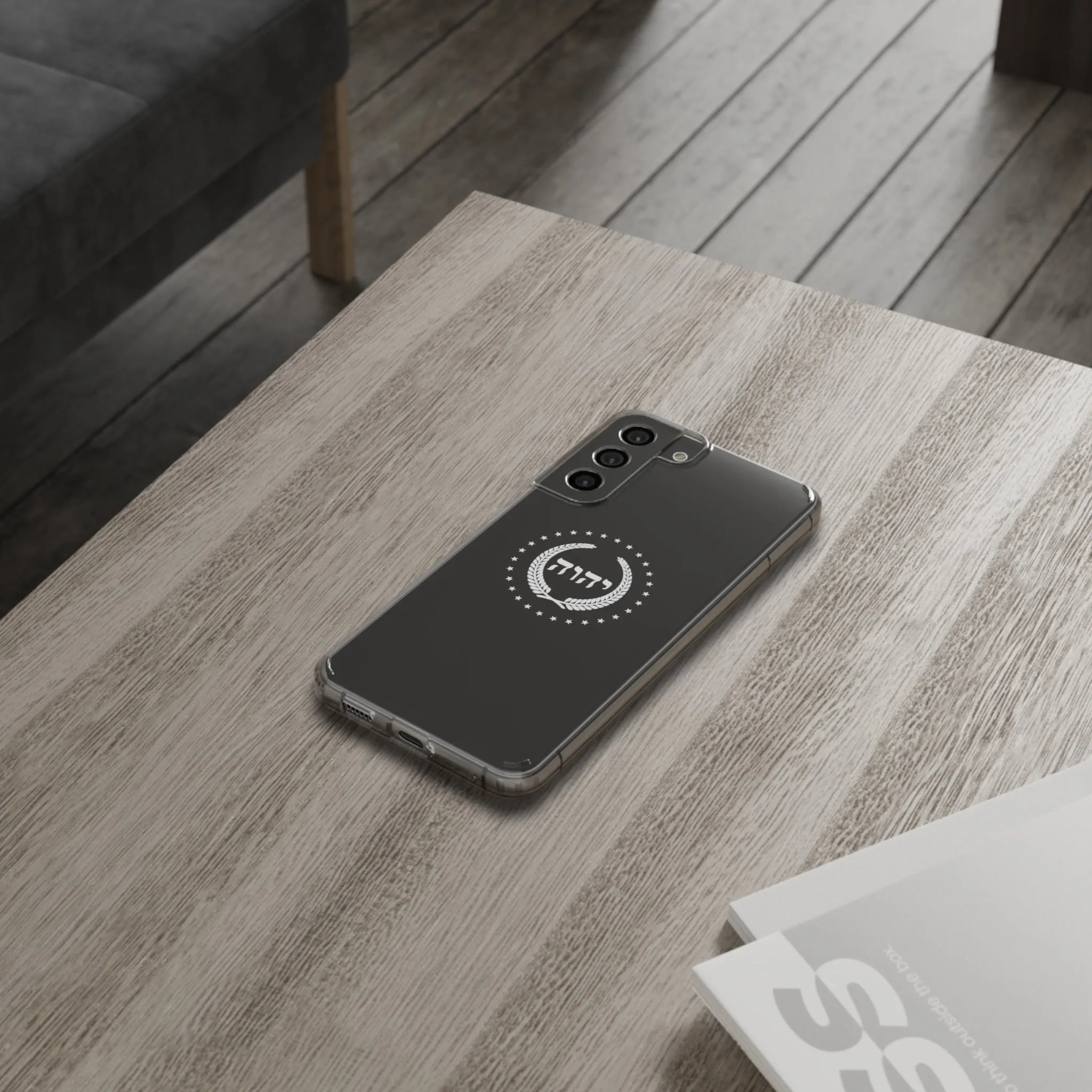 King YAHWEH Crest Clear Case