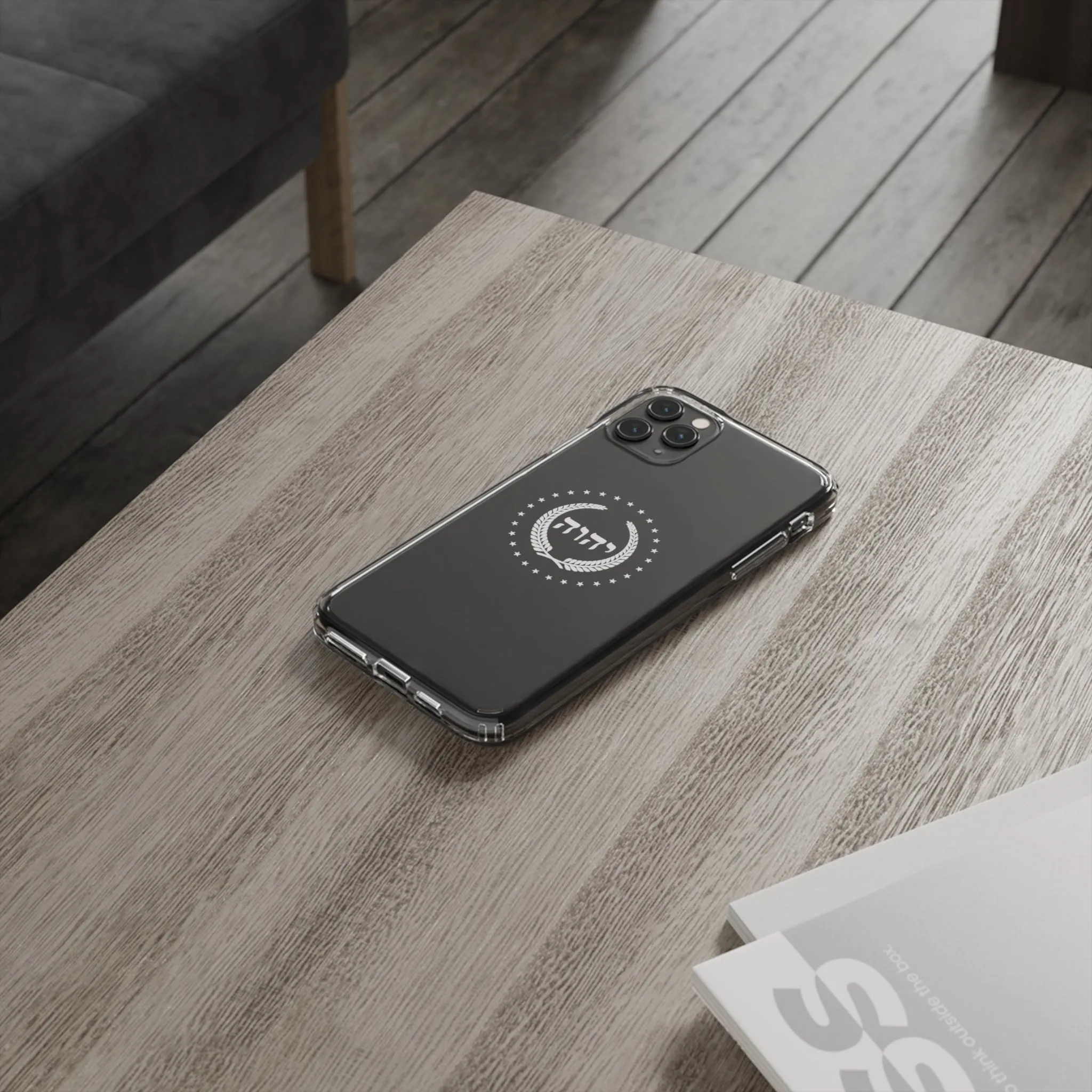 King YAHWEH Crest Clear Case