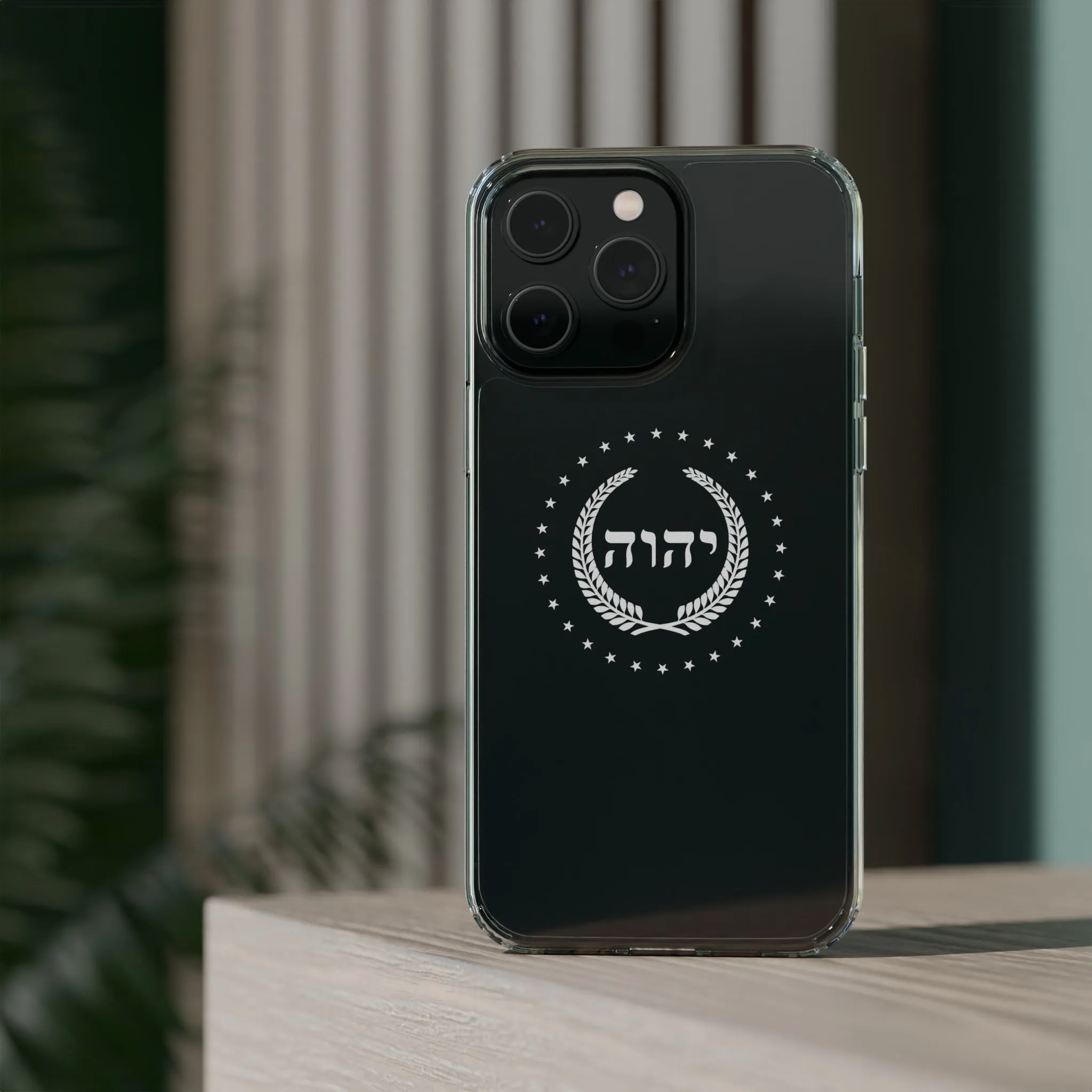 King YAHWEH Crest Clear Case