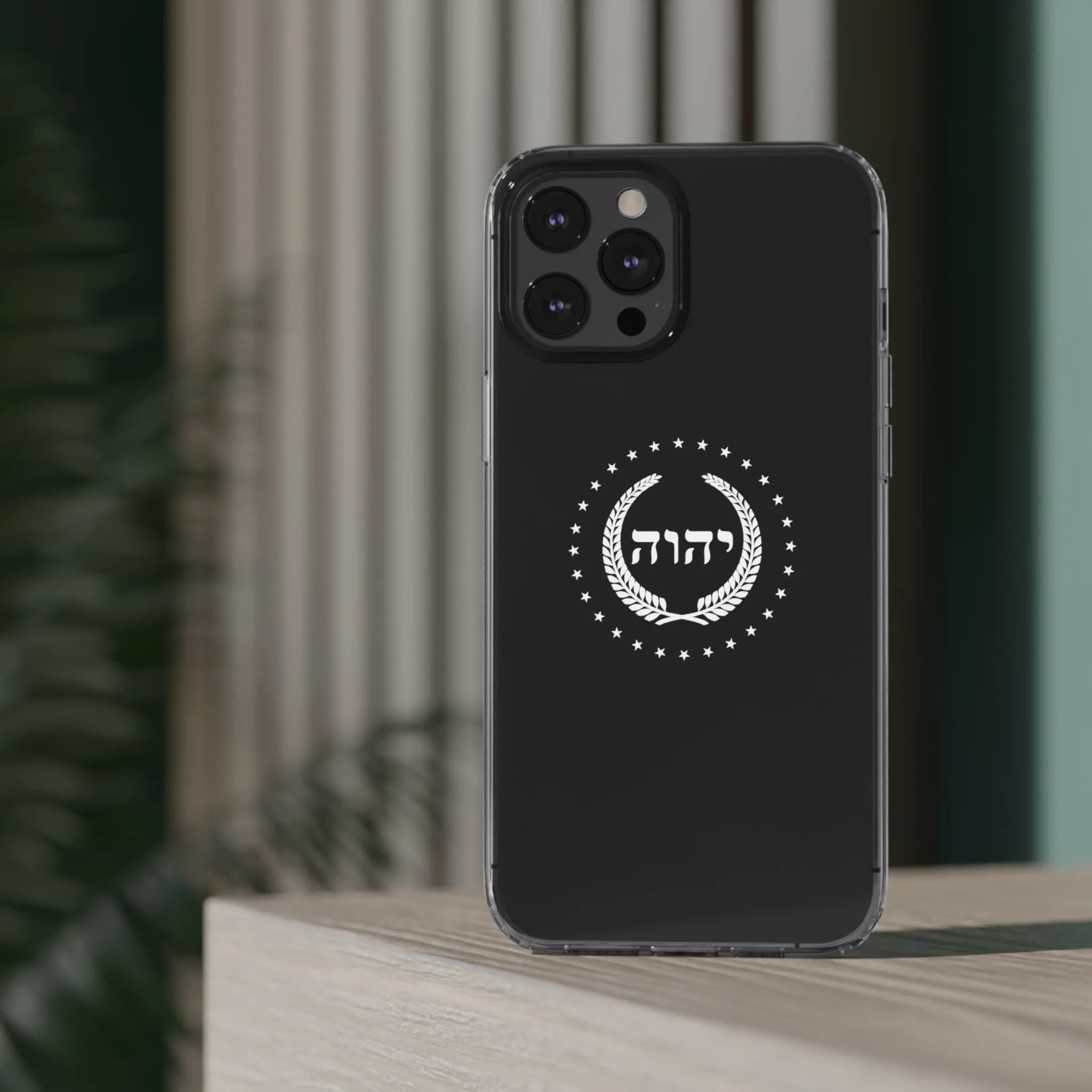 King YAHWEH Crest Clear Case
