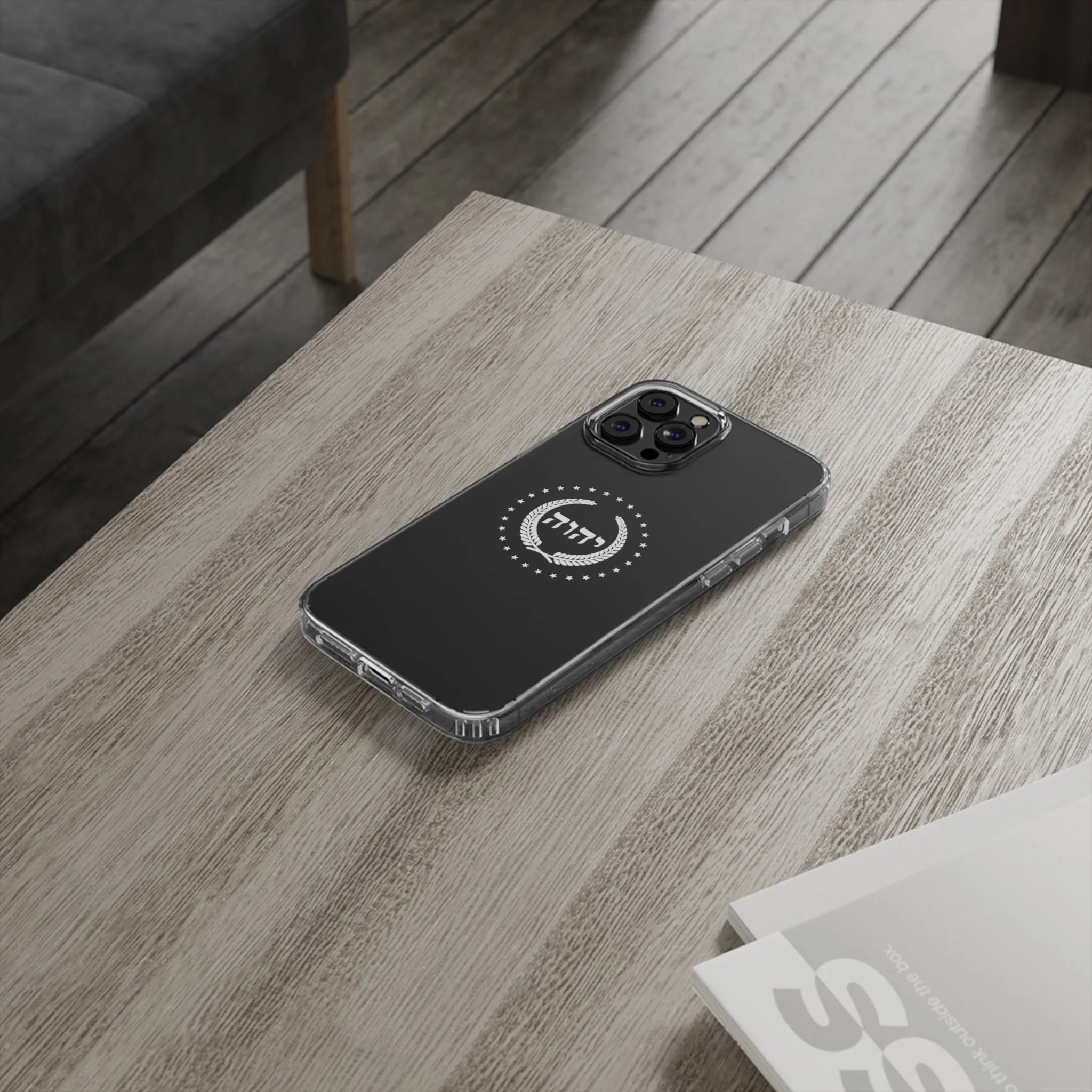 King YAHWEH Crest Clear Case