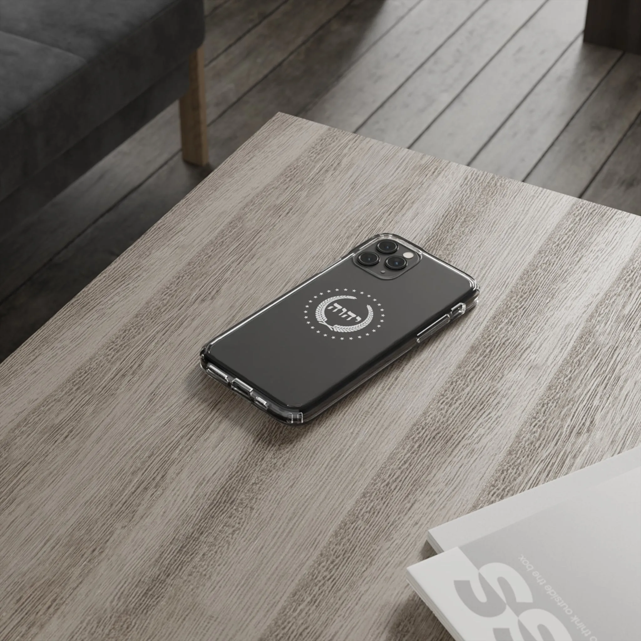King YAHWEH Crest Clear Case