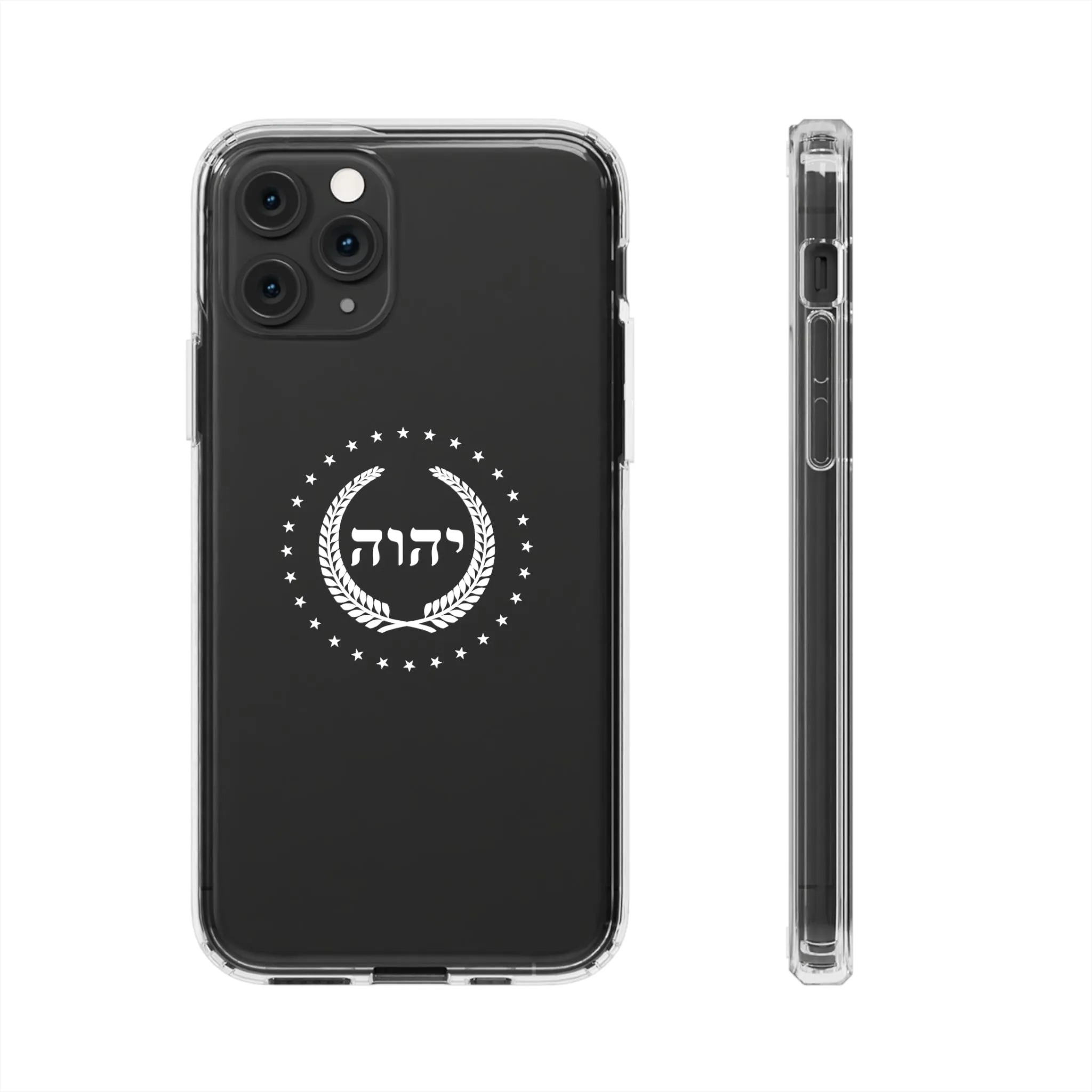 King YAHWEH Crest Clear Case