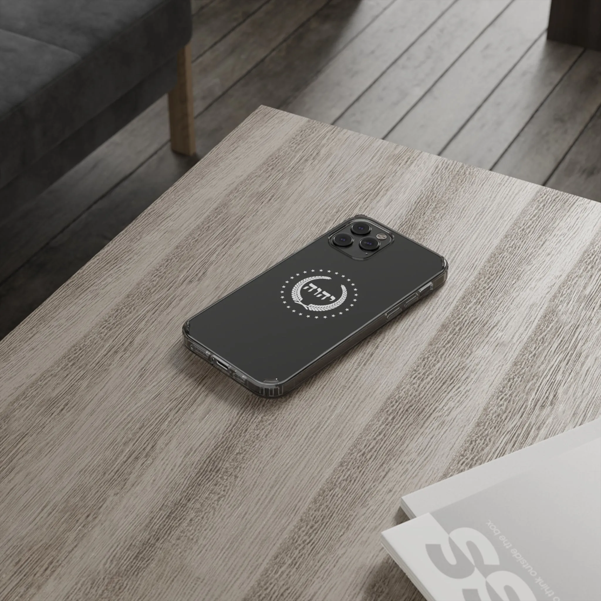King YAHWEH Crest Clear Case